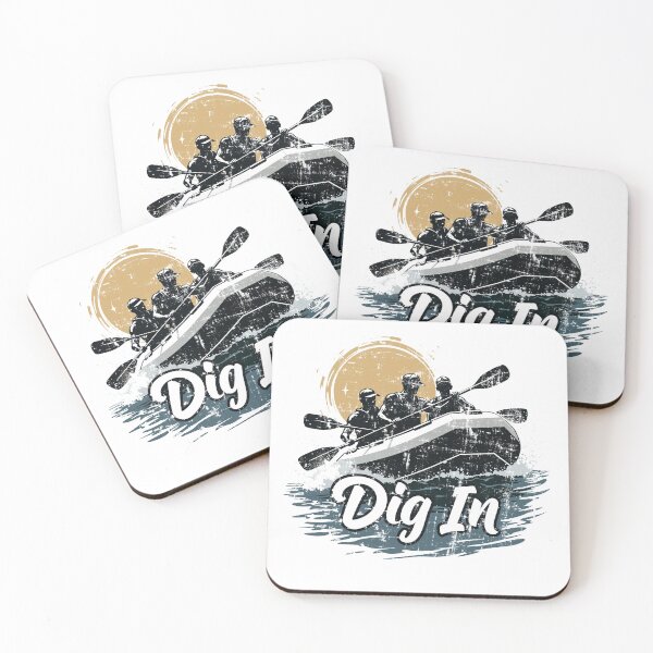 Item preview, Dig In Crew Adventure Design for Rowing Enthusiasts (distressed look) designed and sold by JumpJammiesTees.