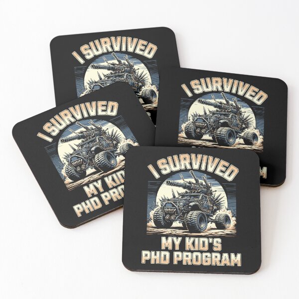 Item preview, I Survived My Kid's PhD Program | Child Dissertation | Non Binary Child PhD | Non Binary Kid Dissertation | Non Binary Child Doctorate | Genderfluid PhD | Non Binary PhD Graduation designed and sold by jadedscientist.