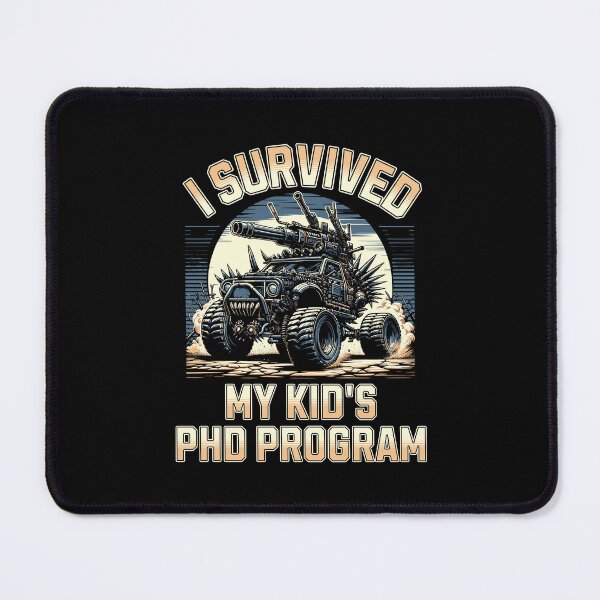 Item preview, I Survived My Kid's PhD Program | Child Dissertation | Non Binary Child PhD | Non Binary Kid Dissertation | Non Binary Child Doctorate | Genderfluid PhD | Non Binary PhD Graduation designed and sold by jadedscientist.