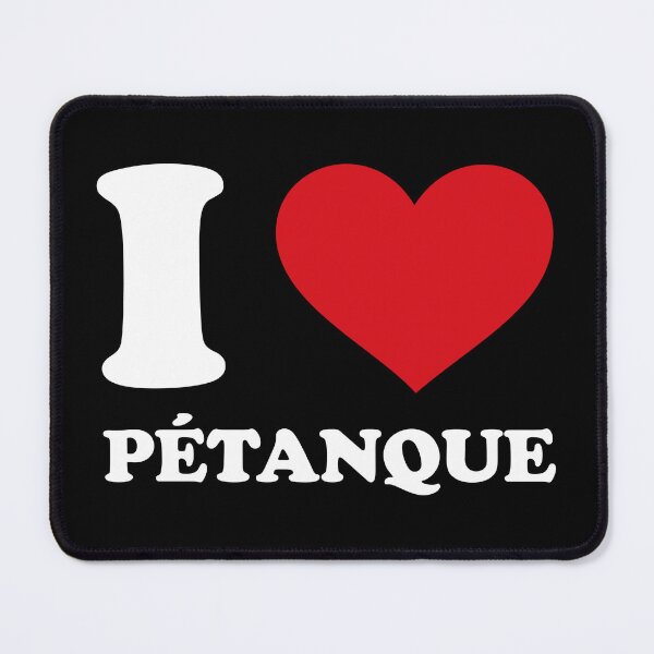 Item preview, I ❤️ Pétanque – Clean French Flair designed and sold by EmeraldeaArt.