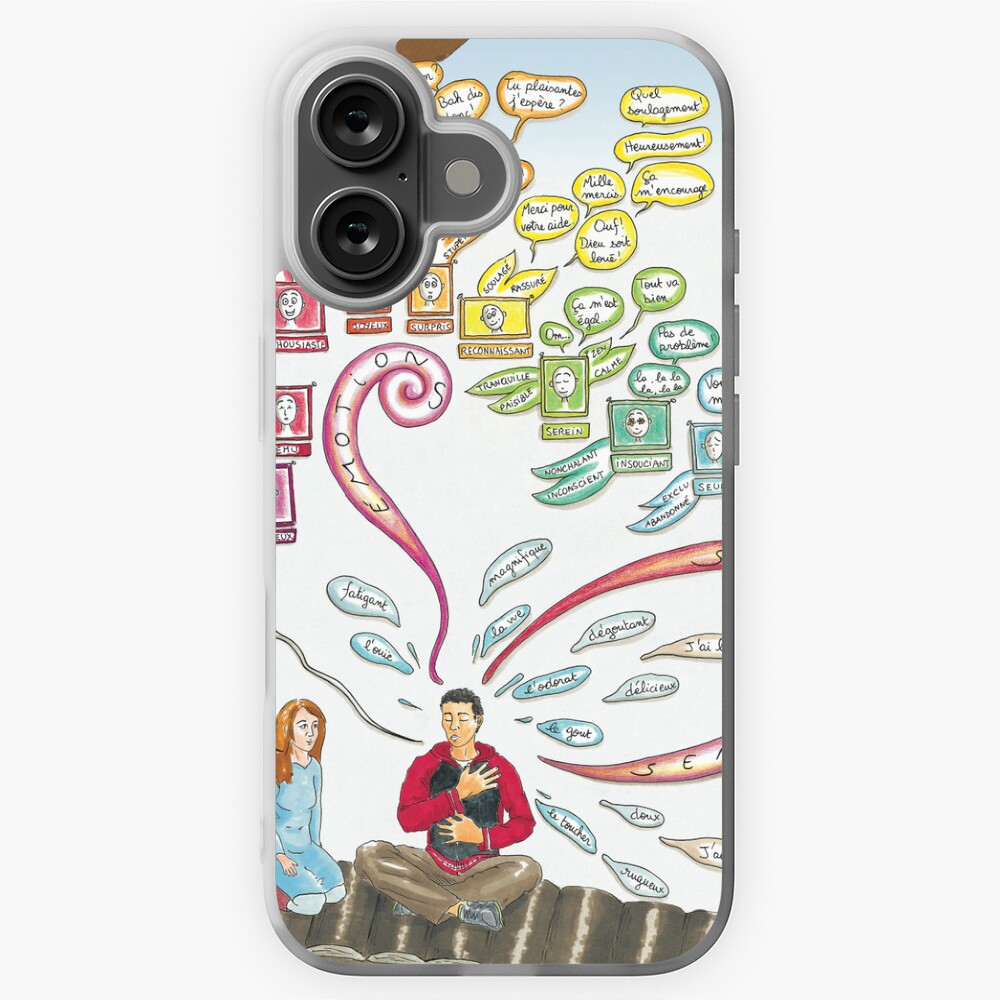 Vista previa del artículo con la obra «Funda blanda para iPhone», diseñado y vendido por MarionCharreau.
