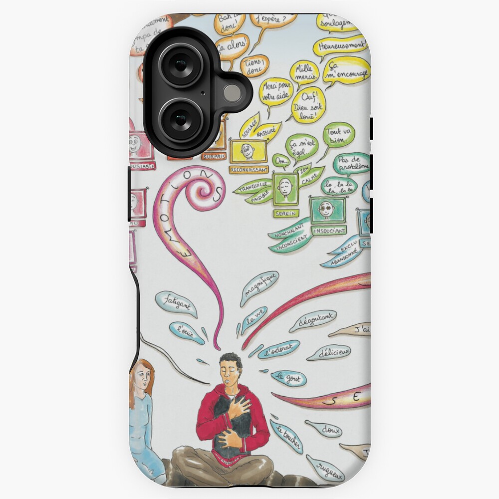 Vista previa del artículo con la obra «Funda resistente para iPhone», diseñado y vendido por MarionCharreau.