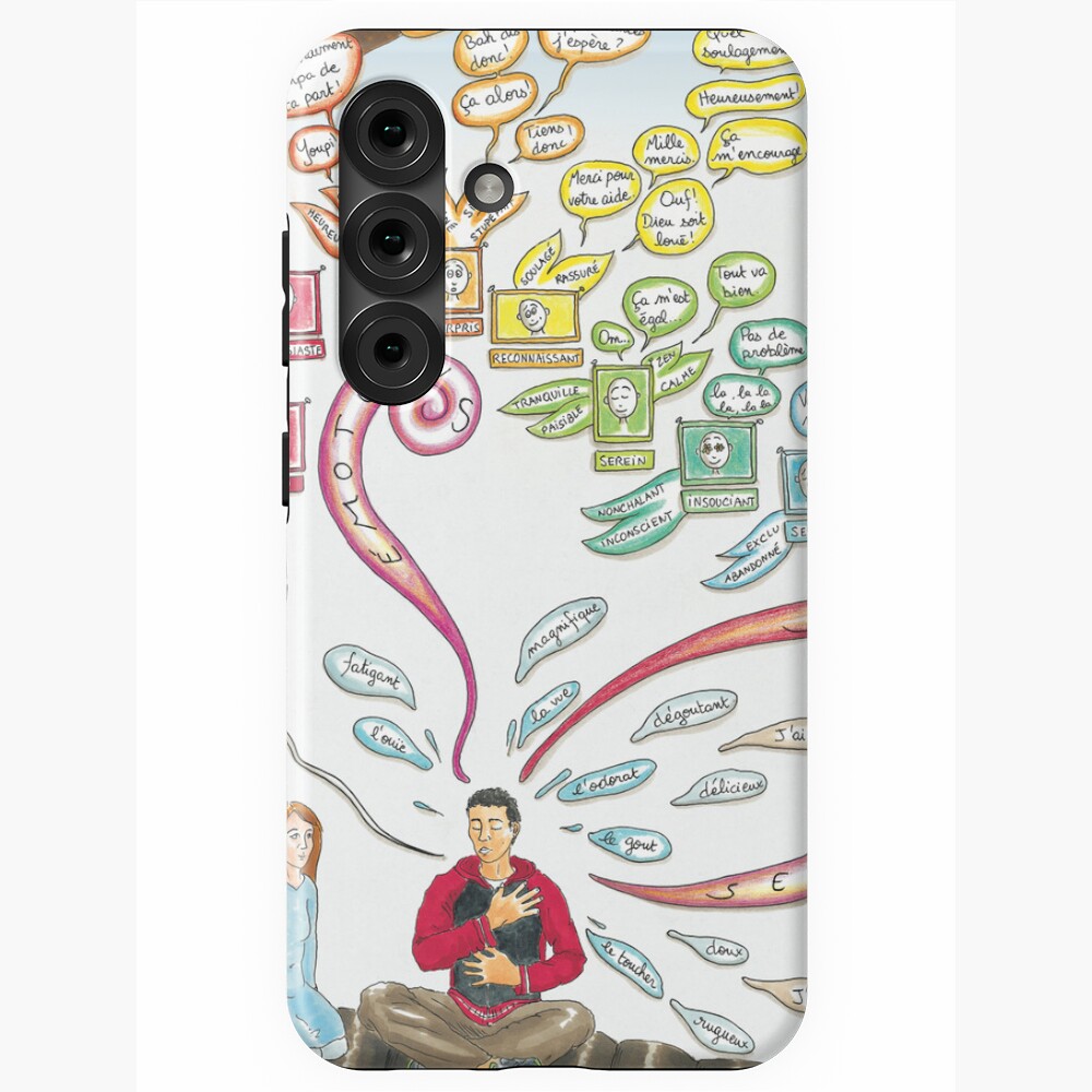 Vista previa del artículo con la obra «Funda resistente para Samsung Galaxy», diseñado y vendido por MarionCharreau.