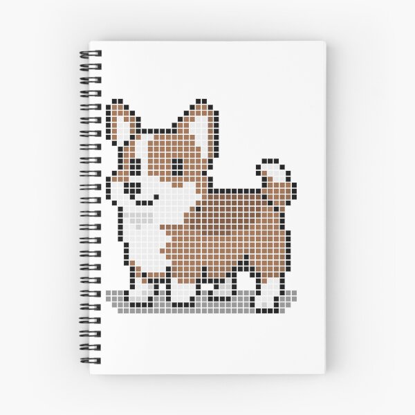 Artikelvorschau, Gepixelter roter Zobelcorgi entworfen und verkauft von Brain Fart Buffet.