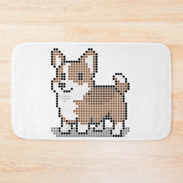Item preview, Pixeled red sable corgi designed and sold by Brain Fart Buffet.