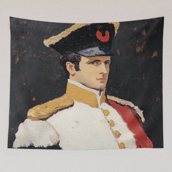 Item preview, Napoleon Bonaparte | Post-impressionist painting style designed and sold by ComicsFactory.