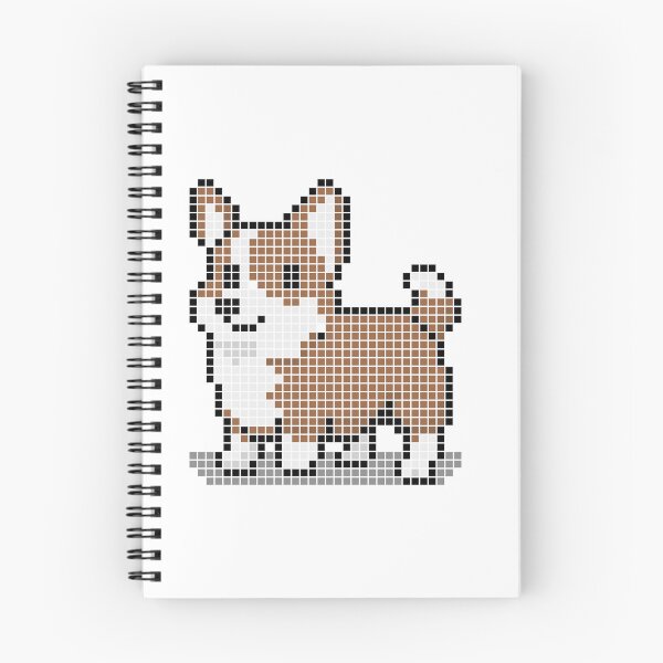 Artikelvorschau, Gepixelter roter Corgi entworfen und verkauft von Brain Fart Buffet.
