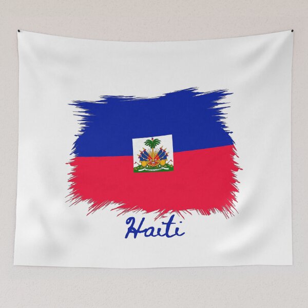Item preview, Haiti Flag designed and sold by ssmg80.
