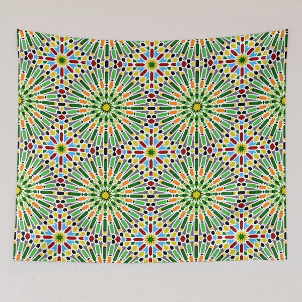 Item preview, Innovative Multicolor Symmetry Mosaic designed and sold by Tarjiart.