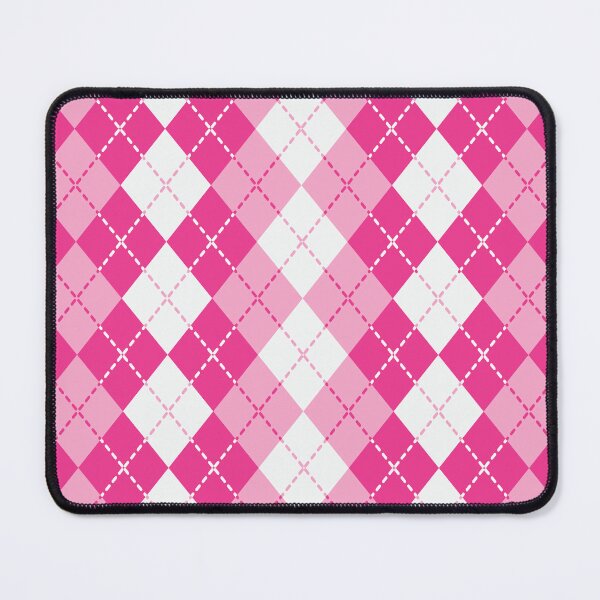Item preview, Argyle design in Pink and White designed and sold by Lisann.