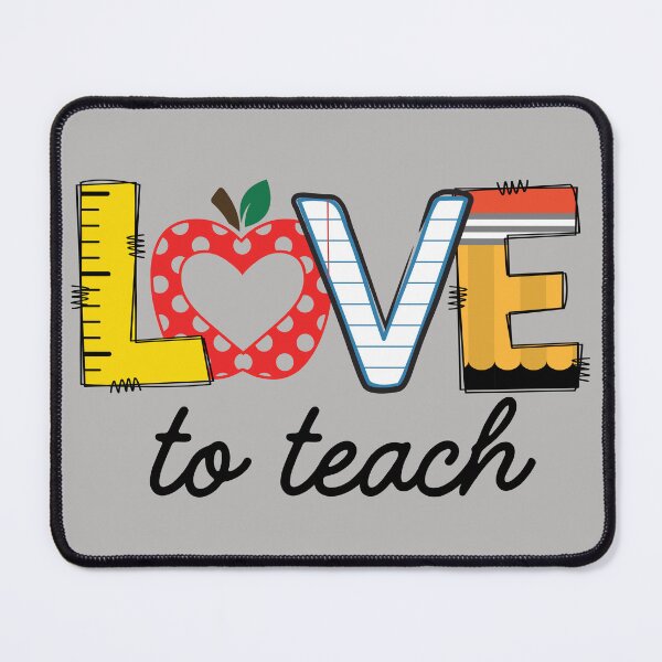 Item preview, Love To Teach School Teacher Essential T-Shirt designed and sold by Forevermore.