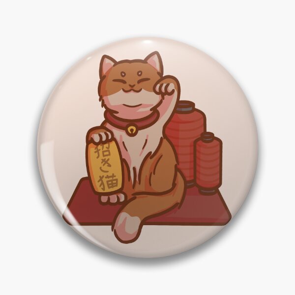 Item preview, Japanese Lucky Cat Manekineko designed and sold by Peachy-Piper.