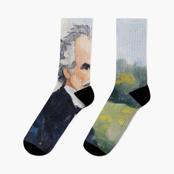 Item preview, Nathaniel Hawthorne | Post-impressionist painting style designed and sold by ComicsFactory.