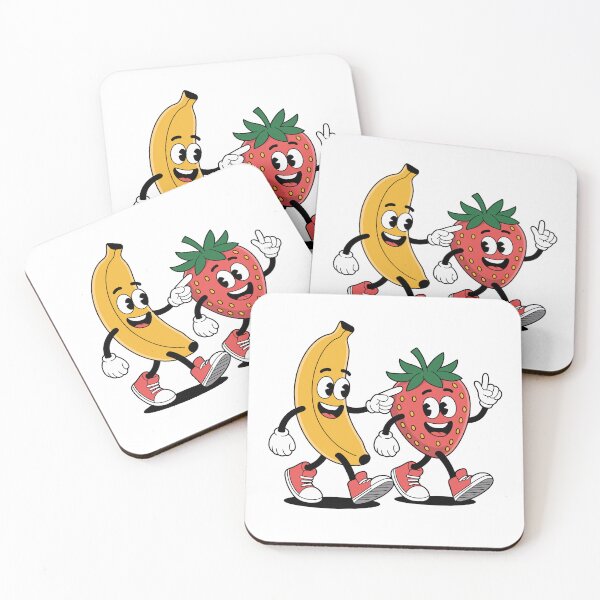 Item preview, banana and strawberry designed and sold by jkrphoto.