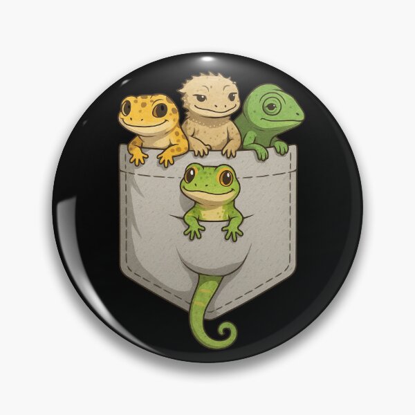 Item preview, Cute Pocket Reptiles – Funny Lizard Gang designed and sold by Design_Your_Day.