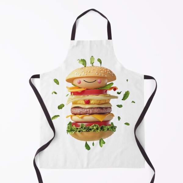 Aperçu de l'œuvre Happy Floating Burger créée et vendue par MelaDizayn.