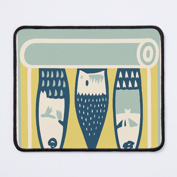Item preview, Retro Smoked Fish Tin Funny Food Design designed and sold by weirdfishes123.