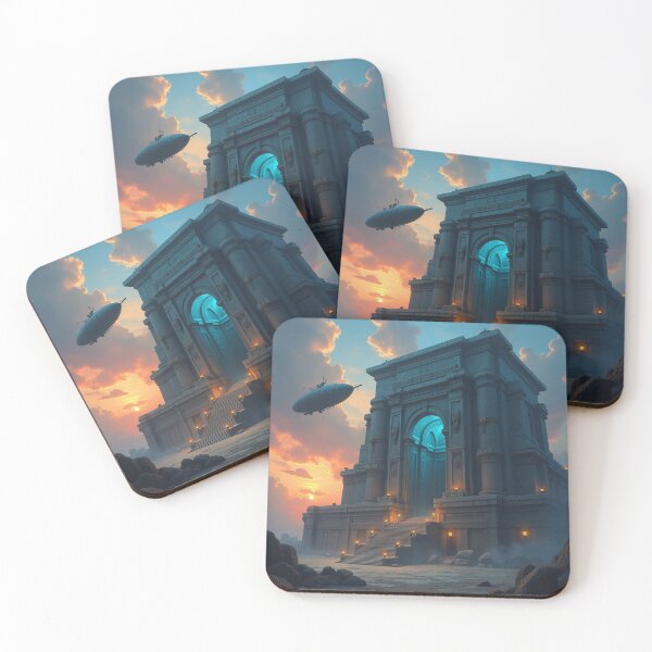 Item preview, Dendera Temple Steampunk: Ruins of Steam and Silence designed and sold by VidyoeDesigns67.