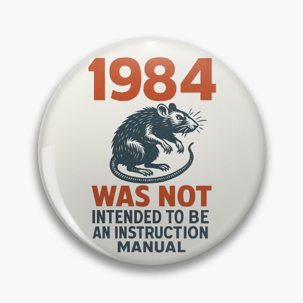Item preview, 1984 Was Not an Instruction Manual – Orwellian Rat Dystopia Design designed and sold by Victor Shadehorn.
