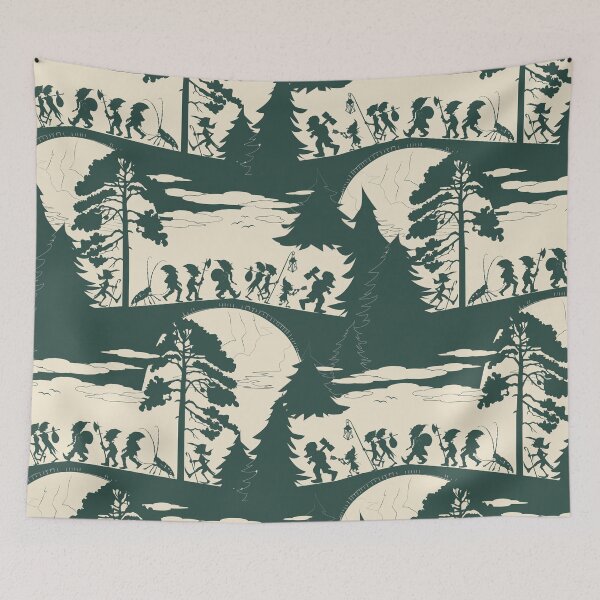 Item preview, march of the dwarves - ivy green designed and sold by kobyakov.