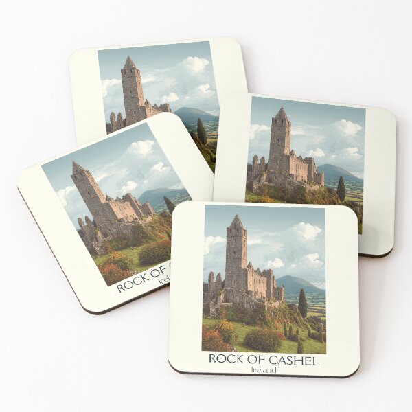 Item preview, Rock of Cashel Poster – Crowned Hilltop & Clouded Skies designed and sold by TuncGK.