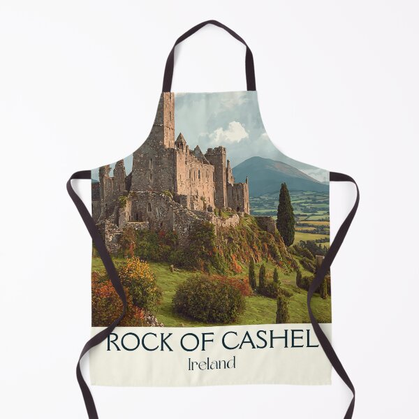 Item preview, Rock of Cashel Poster – Crowned Hilltop & Clouded Skies designed and sold by TuncGK.