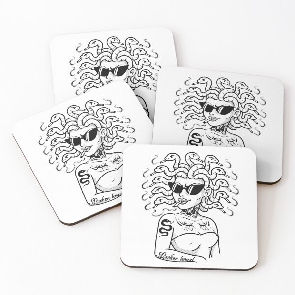 Item preview, Medusa bad woman designed and sold by Anthologicart.