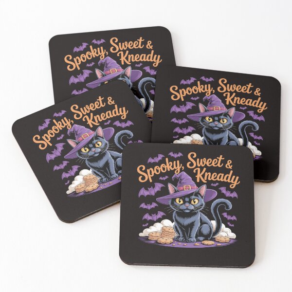 Item preview, Spooky Sweet and Kneady – Kitty Biscuits Bakery designed and sold by Slavicsoul.