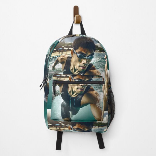 Item preview, “POWER THROUGH THE WATER” designed and sold by Triathlongram.