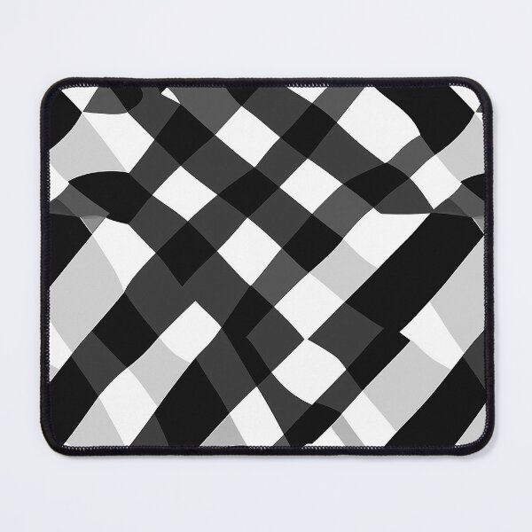 Item preview, Broken Black and White Check  - Summer 2025 Geometric funnny design designed and sold by WorldByEsi.