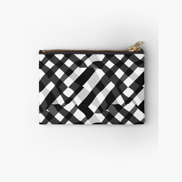 Item preview, Broken Black and White Check  - Summer 2025 Geometric funnny design designed and sold by WorldByEsi.