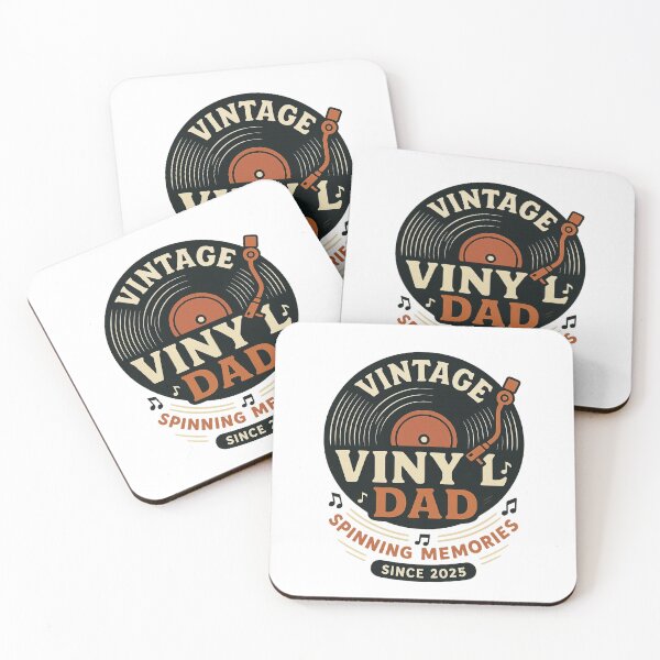 Item preview, Vintage Vinyl Dad – Retro Music-Inspired Father’s Day Design designed and sold by Rushurban.