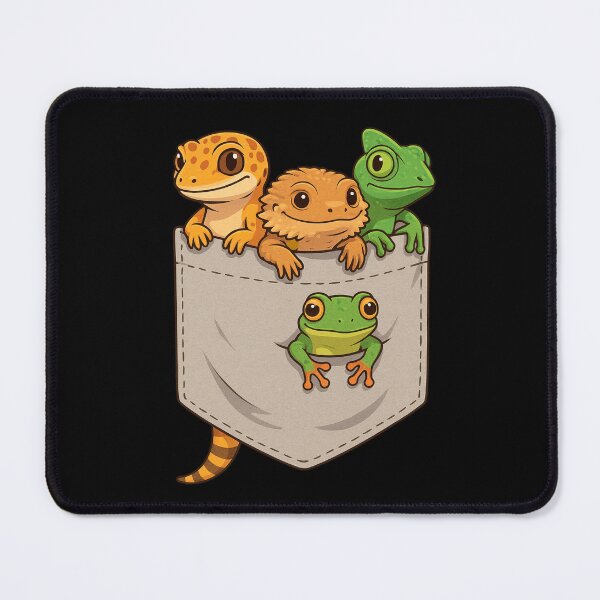 Item preview, Cute Pocket Reptiles – Funny Lizard Gang designed and sold by Design_Your_Day.