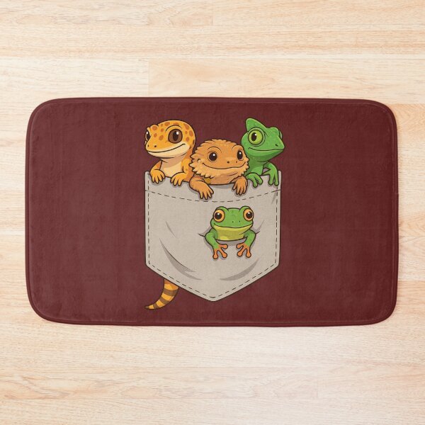 Item preview, Cute Pocket Reptiles – Funny Lizard Gang designed and sold by Design_Your_Day.