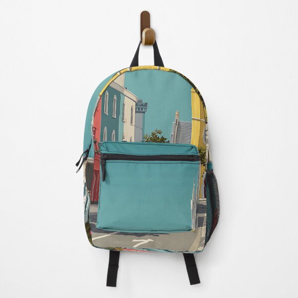 Item preview, Clifden Poster – Pastel Streets & Cathedral Spire designed and sold by TuncGK.