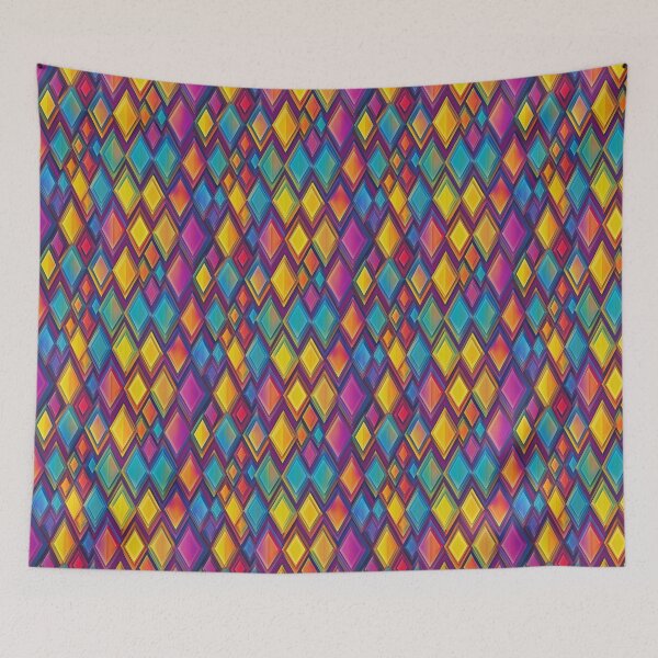 Item preview,  Crooked Check  - Summer 2025 Geometric design, rhombuses designed and sold by WorldByEsi.