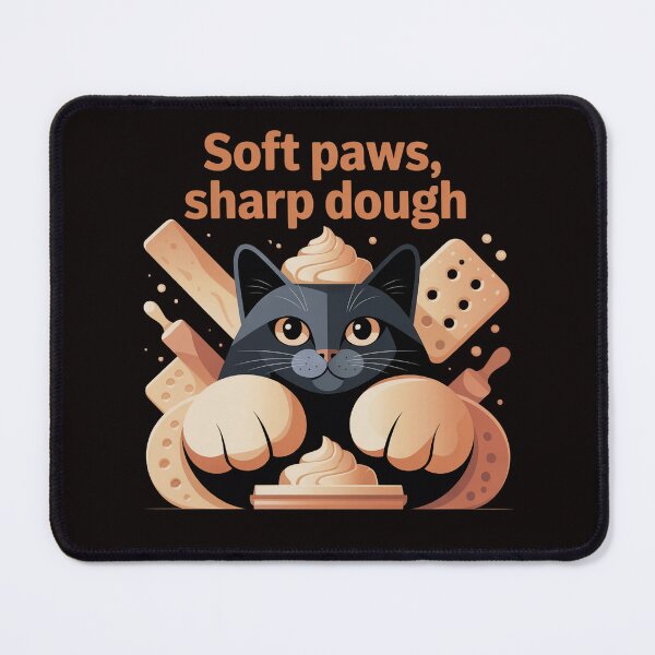 Item preview, Soft Paws Sharp Dough – Kitty Biscuits Bakery designed and sold by Slavicsoul.