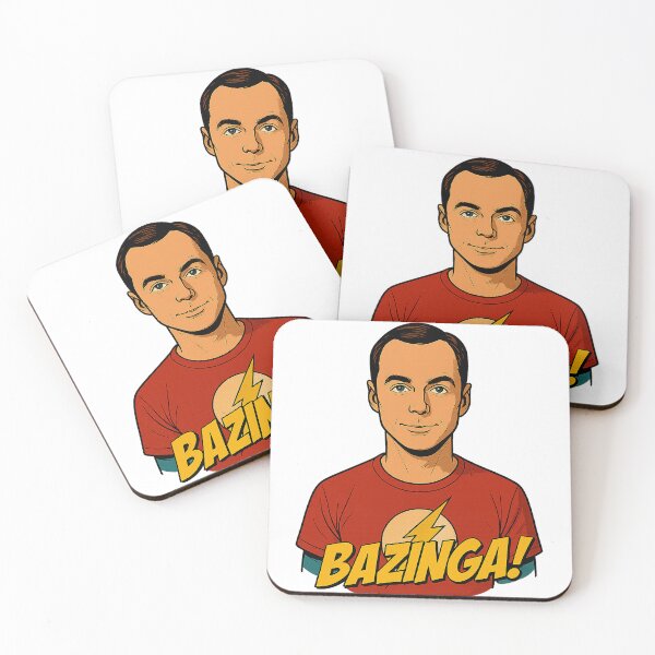 Item preview, The Big Bang Theory - Sheldon Bazinga designed and sold by StickerPOP-now.