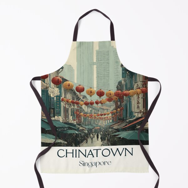 Item preview, Chinatown Poster – Lantern-Lit Streets & Cultural Heritage designed and sold by TuncGK.