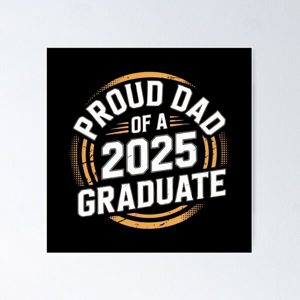 Item preview, Proud Dad of a 2025 Graduate  designed and sold by hainoune.
