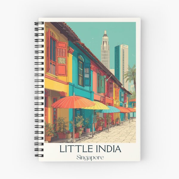 Item preview, Little India Poster – Vibrant Facades & Cultural Color designed and sold by TuncGK.