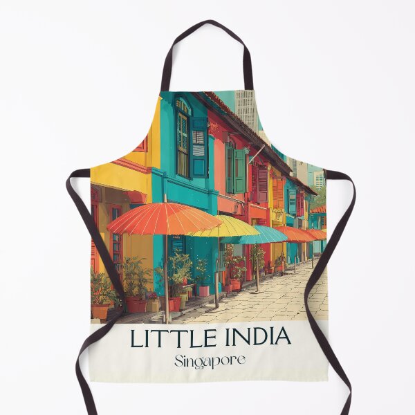 Item preview, Little India Poster – Vibrant Facades & Cultural Color designed and sold by TuncGK.