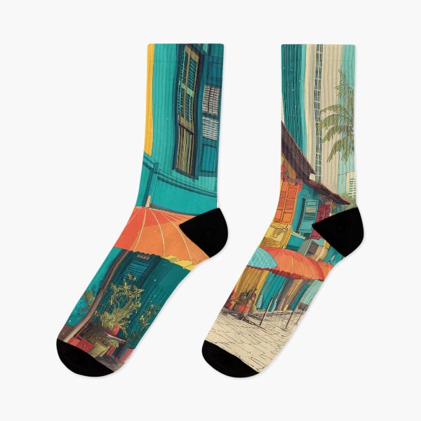 Item preview, Little India Poster – Vibrant Facades & Cultural Color designed and sold by TuncGK.