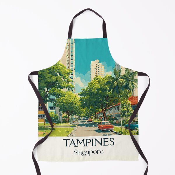 Item preview, Tampines Poster – Lush Greenery Meets Urban Living designed and sold by TuncGK.