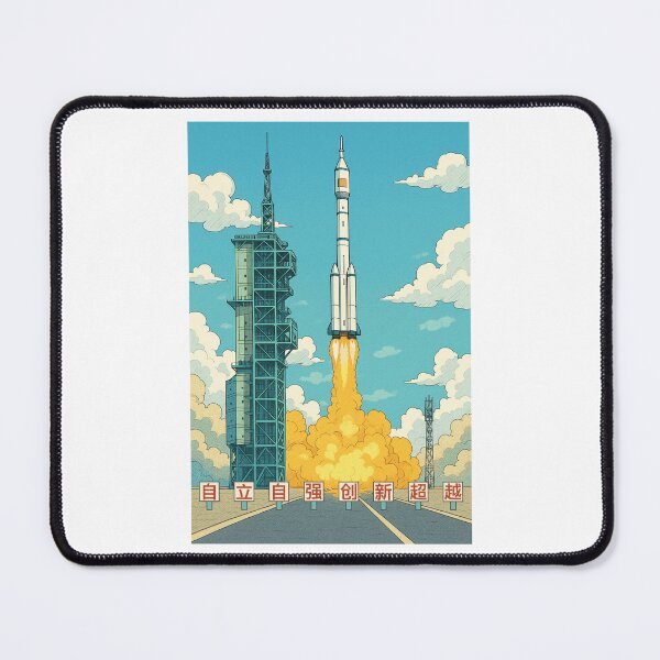 Item preview, Chinese Shenzhou 20 Rocket Launch Manga Illustration designed and sold by Maljonic.