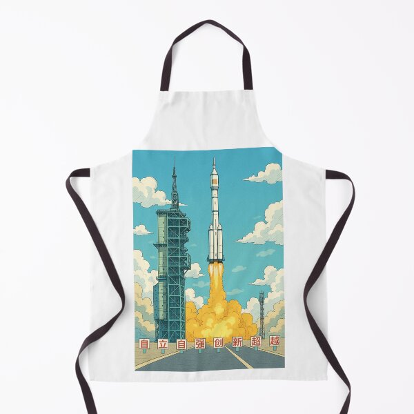 Item preview, Chinese Shenzhou 20 Rocket Launch Manga Illustration designed and sold by Maljonic.