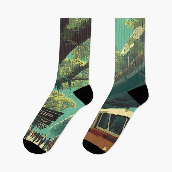 Item preview, Woodlands Poster – Forest Canopy & MRT Motion designed and sold by TuncGK.