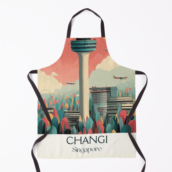 Item preview, Changi Poster – Control Tower & Tropical Horizon designed and sold by TuncGK.