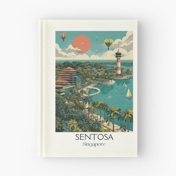 Item preview, Sentosa Island Poster – Coastal View & Tropical Escape designed and sold by TuncGK.