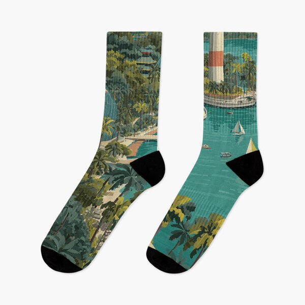 Item preview, Sentosa Island Poster – Coastal View & Tropical Escape designed and sold by TuncGK.